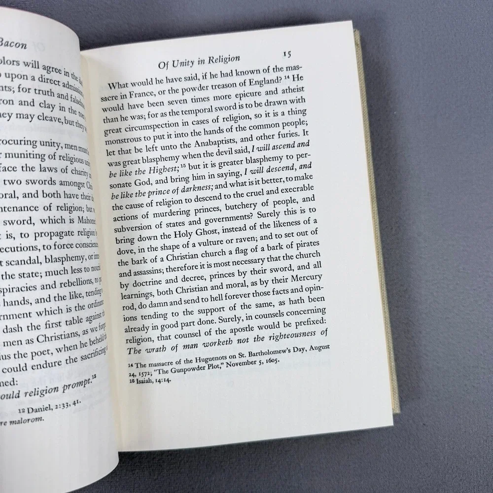 Francis Bacon Essays and New Atlantis Hardcover 1942 Classics‎ Club Philosophy